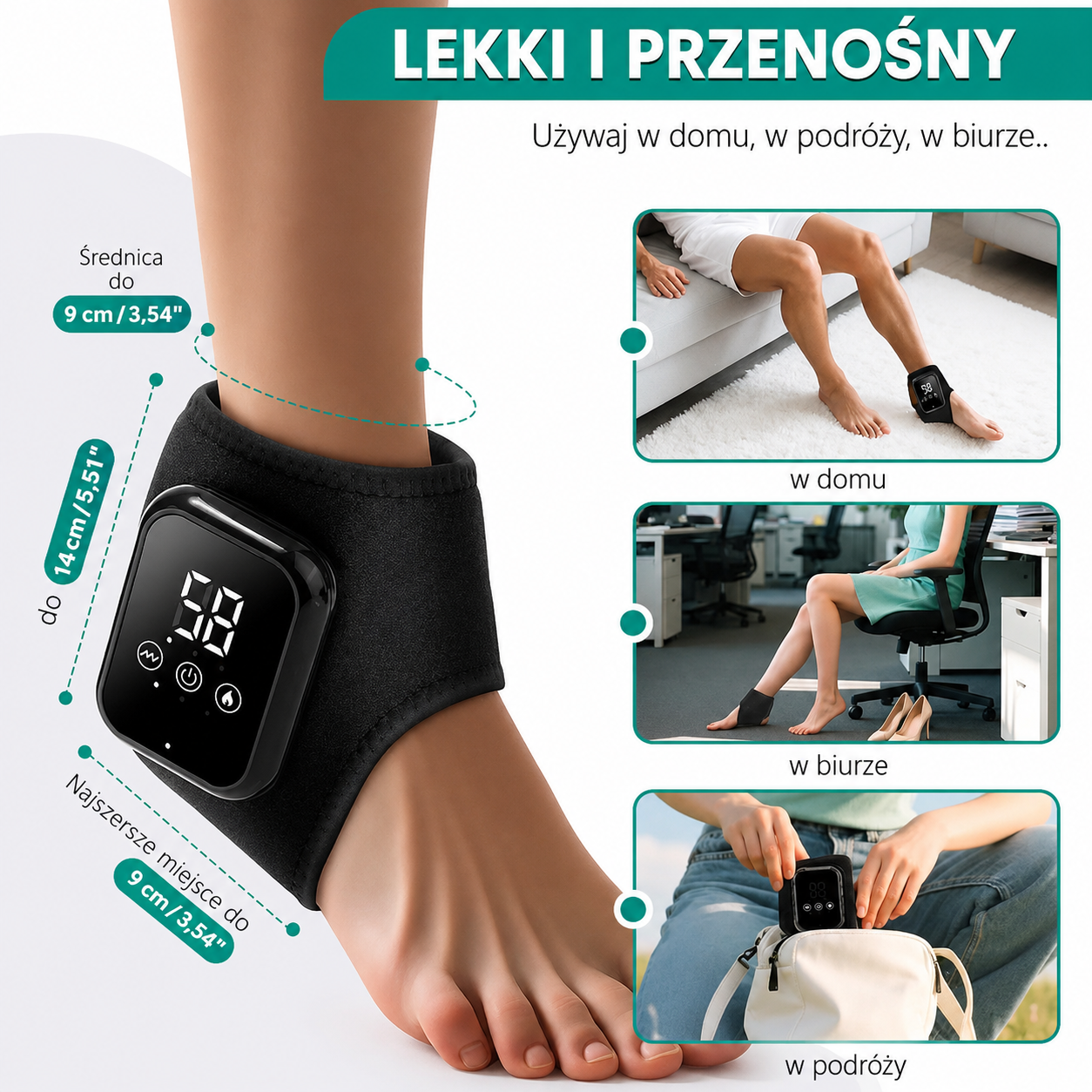 Masażer kostki SolaCare AnkleBoost
