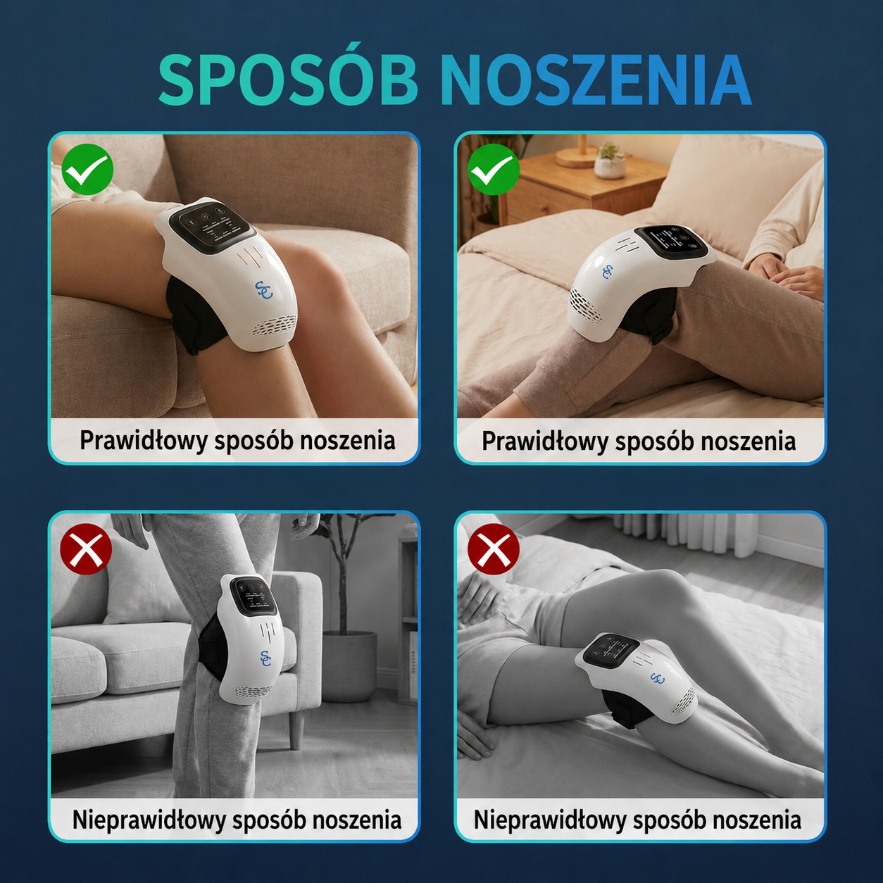 Masażer SolaCare FreeKnee do kolan